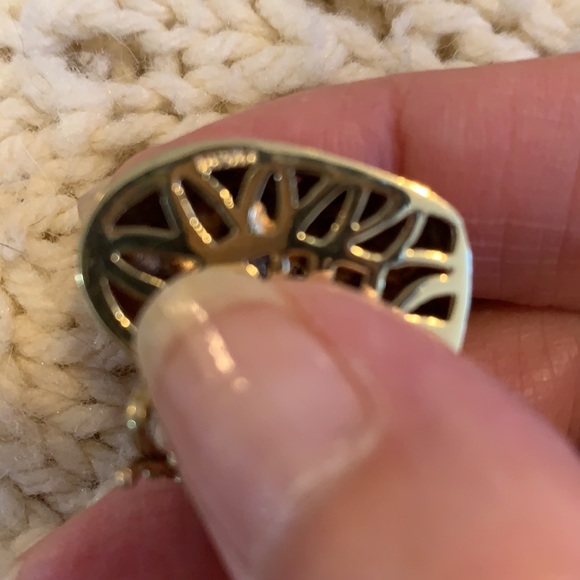 14 Kt Gold Enhancer with emerald- Rubies-And Sap - Picture 7 of 7